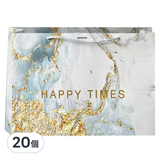 紙袋 25*12*20公分 10入, 大理紋橫款2號, 20個