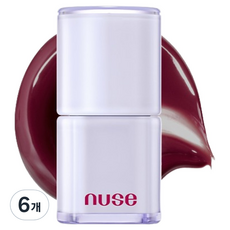 누즈 케어 립추얼 틴트, C02 릴리즈 체리, 4.5g, 6개
