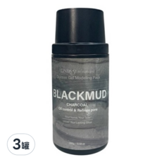 韓國 LINDSAY re:natural 黑泥軟膜粉 300g 3罐 深層清潔毛孔 平衡油脂 展現透亮光澤, 1入