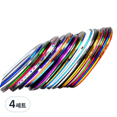 Soy Love指甲線膠帶20種, 混色, 4組