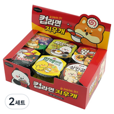 PINKFOOT 杯麵橡皮擦 6款 x 2入組, 2套, 混色