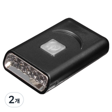 블랙울프 LED C타입 충전 캡라이트 SH-G016, 블랙, 2개 블랙, 2개