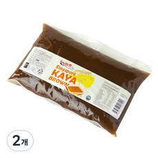 퐁잇 카야 싱가포르 카야 잼 브라운, 1kg, 2개
