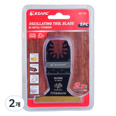 이작툴스 TIN 범용 멀티 커터날 65 x 40 mm 801120, 2개