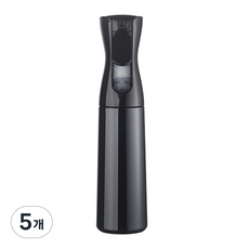 마메 반자동 안개분사 분무기 300ml, 블랙 불투명, 5개