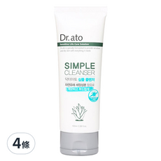Dr.Ato 鎮靜蘆薈洗面乳, 100ml, 4條