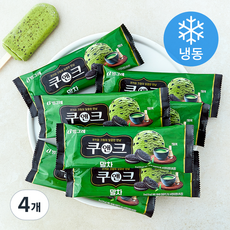 쿠앤크 말차 아이스크림 (냉동), 4개, 8개입, 70ml