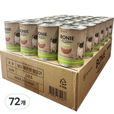 댕냥이라이프 강아지 보니 웨트캔 간식, 양고기, 375g, 72개