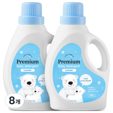 생활공식 프리미엄 아기세제, 1.8L, 8개