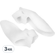Bymi大腳趾護具左右套裝白色, 3組