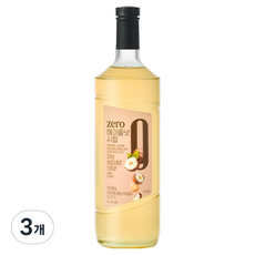 네이쳐티 zero 헤이즐넛 시럽, 3개, 1L