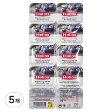 헬리오스 블루베리잼 10p, 250g, 5개