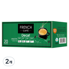 FRENCH CAFE 低咖啡因即溶咖啡, 10.7g, 20入, 2個