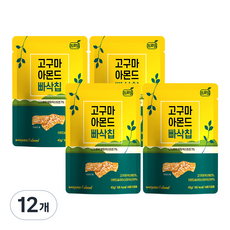 프로엠 고구마 아몬드 빠삭칩, 40g, 12개