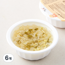 짱죽 오징어 콩나물국, 150g, 6개