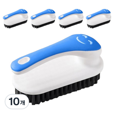 마켓감성 스마일 틈새 청소솔, 파란색, 10개