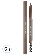 네이처리퍼블릭 바이플라워 아이브로우 오토펜슬 0.3g, 04 문 그레이, 6개