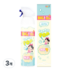 캐리와장난감친구들 목욕녹이 바디워시 캐리팝 베이비파우더향, 300ml, 3개