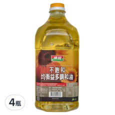 順發油品 不飽和均衡益多調合油, 2.6L, 4瓶