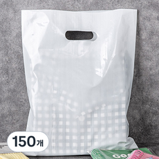 慧林袋 PE塑膠購物袋 50 x 60 cm, 乳白色, 150個