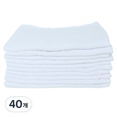 Draw Life 薄款棉質抹布 白色, 40個