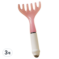 썸즈마인 핸디 두피 마사지기, 핑크, 3개