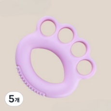 리빙홈디테일 실리콘 악력기, 5개, 핑크