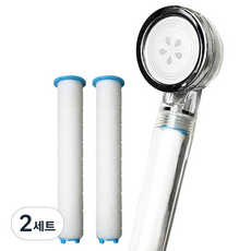 아이언피팅 퓨어닉 녹물제거 필터 샤워기헤드 + 필터 2p, 2개