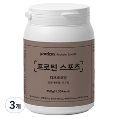 이포에이 프로티즘 프로틴 스포츠 다크초코맛, 350g, 3개