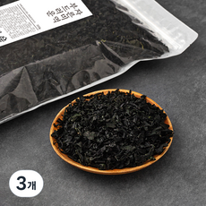 부드러운 자른미역, 500g, 3개