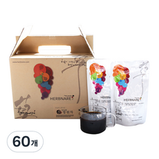 허브나래 진쌍원차 선물세트, 60개, 100ml
