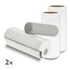 Econer 折疊式除塵滾輪 主體 + 補充帶 3入, 2個