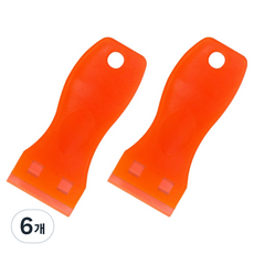 World Clean Easy Fit 貼紙去除器 刮刀 橘色, 6個