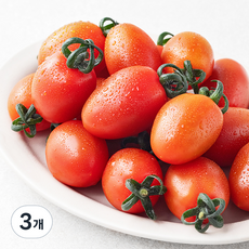 달콤마토 스테비아 대추방울토마토, 500g, 3개