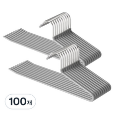데보코 논슬립 바지걸이, 그레이, 100개
