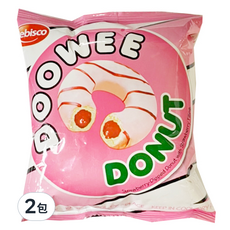 Rebisco DOOWEE DONUT 甜甜圈草莓, 400g, 2包