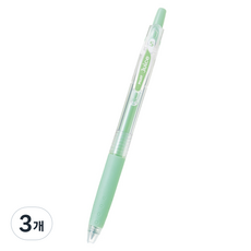 파이롯트 중성펜 쥬스 파스텔 0.5mm, 파스텔그린, 3개
