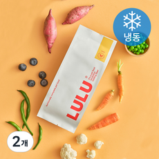 룰루키친 강아지 룰루덕 배합사료 (냉동), 250g, 2개, 오리