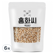 자연무이 국내산 홍화씨, 300g, 6개