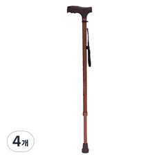 디페이브 클래식 노인 어르신 지팡이 브라운, 4개