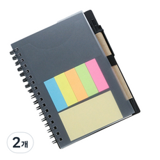 Tree Art Sketch名片夾原子筆筆記本 70頁, 黑色(筆記本) + 隨機出貨(原子筆芯), 2個