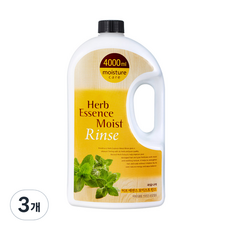 과일나라 허브 에센스 모이스트 린스, 4L, 3개