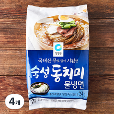 청정원 숙성 동치미 물냉면 2인분, 910g, 4개