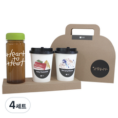 1AM 쥬뗌므 블랜딩 프리미엄 차세트 연두뚜껑, 보틀 + 스티커 Heart to H + 루비 캐모마일 3p + 얼그레이 블라썸 3p + 크라프트 고맙습니다, 4세트