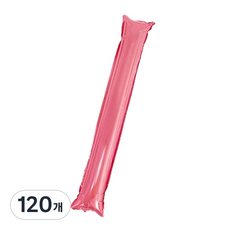 마켓감성 무패턴 치어스 풍선막대, 핑크, 120개