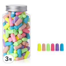 헤이조이 소음 차단 귀마개 랜덤발송, 3개, 120개입