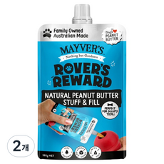 메이버스 강아지 100% 피넛버터, 180g, 2개, 땅콩