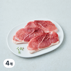 하이포크 무항생제 인증 한돈 앞다리 구이용 (냉장), 4개, 300g