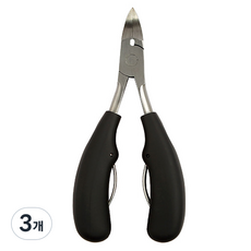네일 파츠 스톤 제거 체인컷팅 니퍼, 블랙, 3개