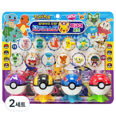 포켓몬스터 팔데아 피규어 12종 + 몬스터볼 4종, 2세트